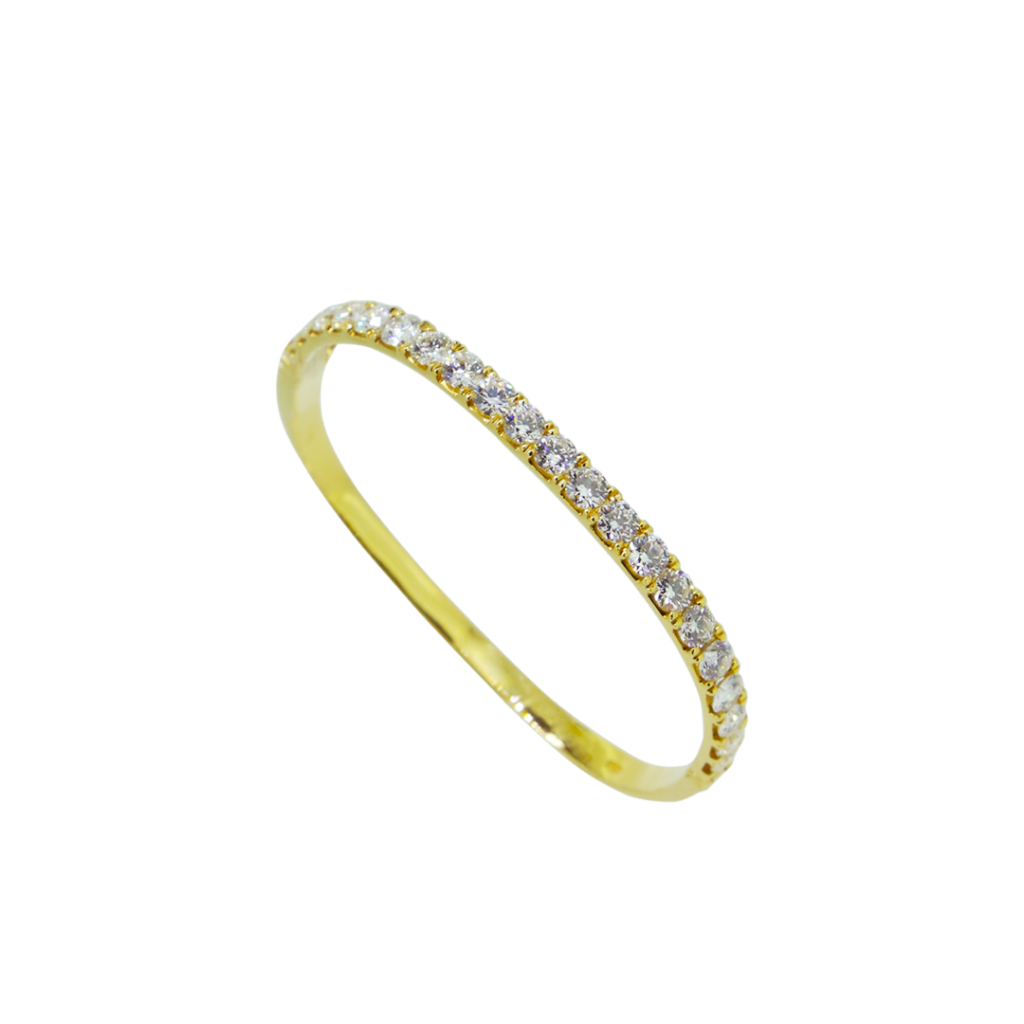 Orogem 18k Yellow Gold Diamond Bangle – Orogem Jewellers Inc.